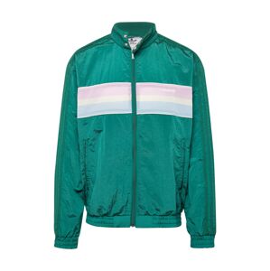 ADIDAS ORIGINALS Prechodná bunda '80s'  smaragdová / tmavozelená / ružová / biela