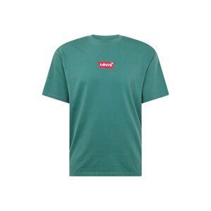 LEVI'S ® Tričko 'Vintage Fit Graphic Tee'  zelená / červená / biela