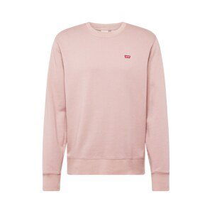 LEVI'S ® Mikina 'Original Housemark Sweatshirt'  červená / pastelovo červená / biela