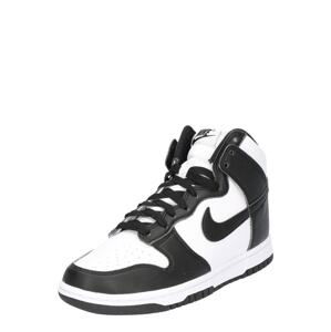 Nike Sportswear Členkové tenisky 'DUNK'  čierna / biela