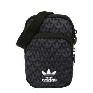 ADIDAS ORIGINALS Taška cez rameno  tmavosivá / čierna / biela