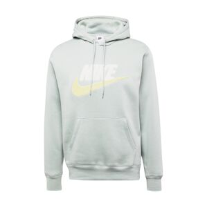 Nike Sportswear Mikina 'CLUB'  žltá / pastelovo zelená / biela