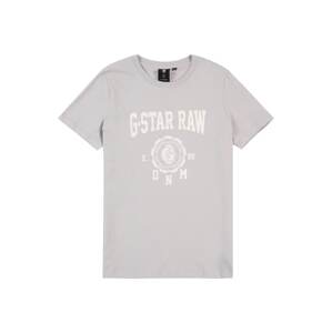 G-Star RAW Tričko  sivá / šedobiela