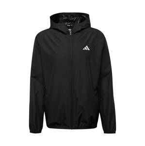 ADIDAS PERFORMANCE Športová bunda 'GYM+'  striebornosivá / čierna