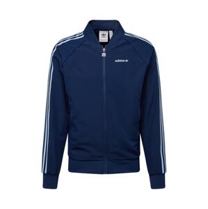 ADIDAS ORIGINALS Tepláková bunda  svetlomodrá / tmavomodrá