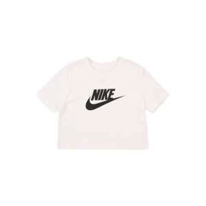 Nike Sportswear Tričko 'FUTURA'  čierna / biela ako vlna