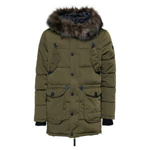 Superdry Zimná parka 'Chinook'  svetlohnedá / sivá / olivová