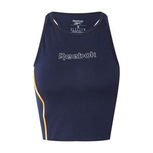 Reebok Sport Športový top  námornícka modrá / žltá / biela