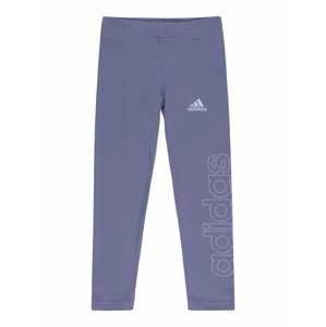 ADIDAS SPORTSWEAR Športové nohavice 'Lin'  slivková / biela