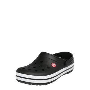 Crocs Šľapky 'Crocband'  čierna / biela