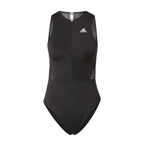 ADIDAS SPORTSWEAR Športové body 'Leotard'  čierna / biela