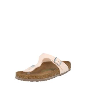 BIRKENSTOCK Žabky 'Gizeh'  hnedá melírovaná / pastelovo ružová / priehľadná