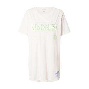 River Island Tričko 'KINDNESS'  svetlozelená / pastelovo ružová