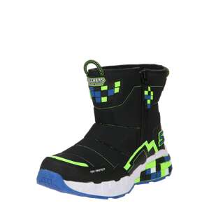 Skechers Kids Snehule 'MEGA CRAFT CUBOFORCE'  modrá / svetlozelená / čierna / biela