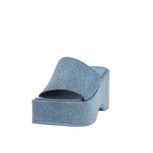 Pull&Bear Papuče  modrá denim