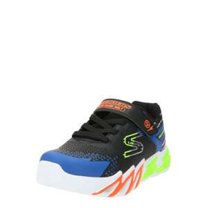 Skechers Kids Tenisky  modrá / neónovo žltá / oranžová / čierna