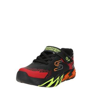 Skechers Kids Tenisky  svetlozelená / oranžová / ohnivo červená / čierna