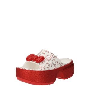 Crocs Papuče 'Hello Kitty'  červená / biela