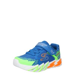 Skechers Kids Tenisky  kráľovská modrá / striebornosivá / svetlozelená / tmavooranžová