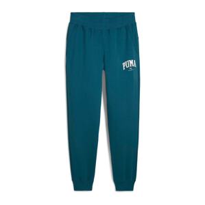 PUMA Nohavice 'Squad'  smaragdová / biela