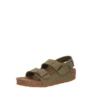 BIRKENSTOCK Otvorená obuv 'Milano'  olivová