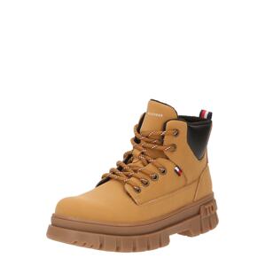 TOMMY HILFIGER Čižmy  sépiová / čierna