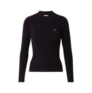 LEVI'S ® Sveter 'Crew Rib Sweater'  čierna / biela