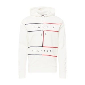 TOMMY HILFIGER Mikina  modrá / červená / prírodná biela