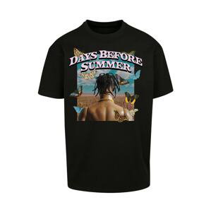 MT Upscale Tričko 'Days Before Summer'  zmiešané farby / čierna