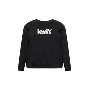 Levi's® Plus Mikina 'PL Graphic Standard Crew'  čierna