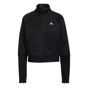 ADIDAS SPORTSWEAR Športový kardigán  čierna / biela