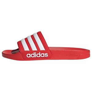 ADIDAS SPORTSWEAR Plážové / kúpacie topánky 'Adilette'  červená / biela