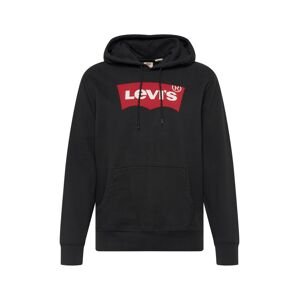 LEVI'S ® Mikina 'Standard Graphic Hoodie'  červená / čierna / biela