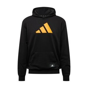 ADIDAS SPORTSWEAR Športová mikina  oranžová / čierna