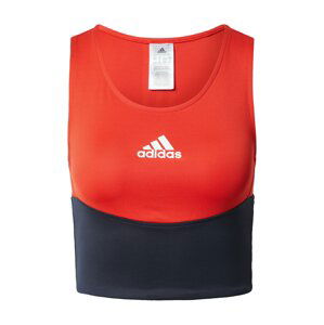 ADIDAS SPORTSWEAR Športový top 'Core'  tmavomodrá / ohnivo červená / biela