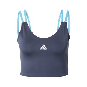 ADIDAS SPORTSWEAR Športová podprsenka 'UFORU'  námornícka modrá / svetlomodrá / biela