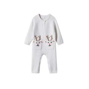 MANGO KIDS Body  béžová / hnedá / červená / čierna