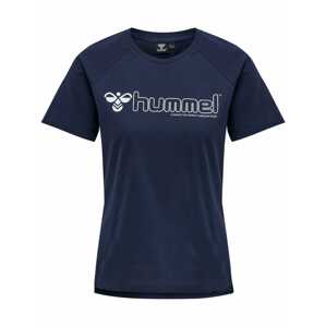 Hummel Funkčné tričko 'Noni 2.0'  námornícka modrá / biela