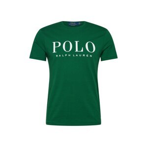 Ralph Lauren Tričko  tmavozelená / biela