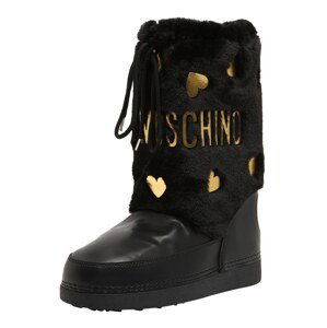 Love Moschino Snehule  zlatá / červená / čierna