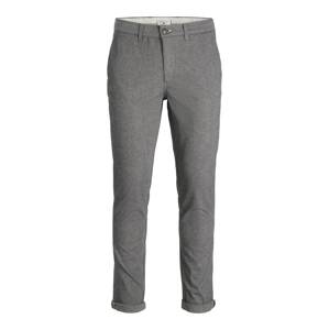 JACK & JONES Chino nohavice 'Marco'  sivá melírovaná