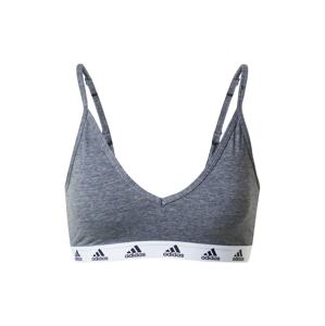 ADIDAS SPORTSWEAR Športová podprsenka 'Purebare Light-Support'  sivá / biela