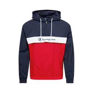 Champion Authentic Athletic Apparel Prechodná bunda  tmavomodrá / červená / biela