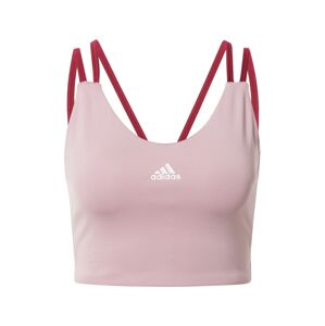 ADIDAS SPORTSWEAR Športová podprsenka 'UFORU'  svetlofialová / farba lesného ovocia / biela