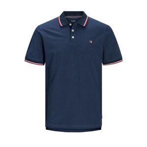 Jack & Jones Plus Tričko  tmavomodrá / červená / biela