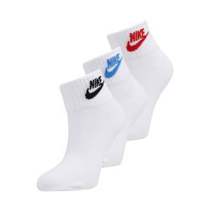 Nike Sportswear Ponožky  modrá / červená / čierna / biela