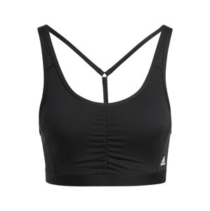 ADIDAS SPORTSWEAR Športová podprsenka 'Coreessentials Medium-Support'  čierna / biela