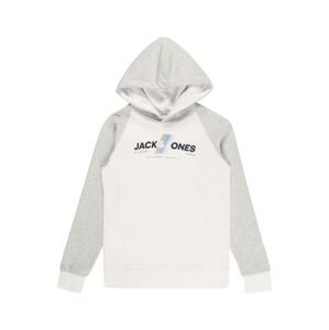 Jack & Jones Junior Mikina 'CONNOR'  modrá melírovaná / sivá melírovaná / zelená melírovaná / čierna / biela