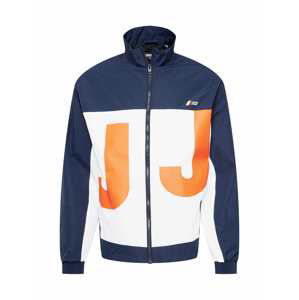 JACK & JONES Prechodná bunda 'CONRAD'  tmavomodrá / oranžová / biela