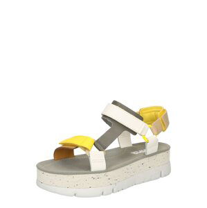 CAMPER Remienkové sandále 'Oruga'  žltá / biela